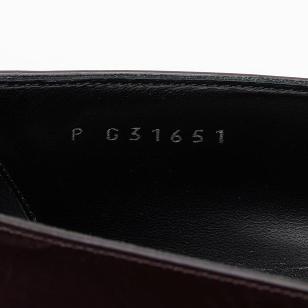 Chanel Crackled Goatskin CC Charm Cap Toe Loafers - Size 7.5 / 37.5 - Picture 4 of 8